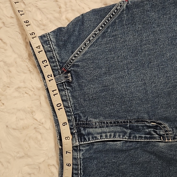 GAP carpenter style faded denim shorts size 6 EUC - Picture 5 of 9